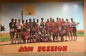 NIKE BASKETBALL ALL STAR JAM SESSION POSTER SPORTIVO VINTAGE ANNI '80 - BELLO! - Foto 1 di 11