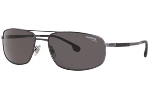 Carrera 8036/S R80M9 Sunglasses Men's Matte Ruthenium/Polarized Grey Lenses 62mm - Picture 1 of 5