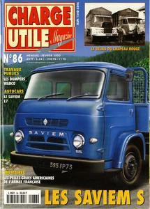 CHARGE UTILE n°86 02/2000 SAVIEM S Autocar SAVIEM E7 Dumpers WABCO - Imagen 1 de 1