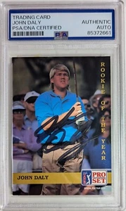 John Daly Signed 1992 Pro Set Trading Card Autographed PSA/DNA PGA Golf  - Picture 1 of 1
