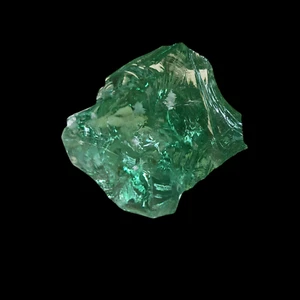 Rare Green Obsidian With Natural Flowers Raw Rough Gemstones 23 gram 15x27x35mm - Picture 1 of 9