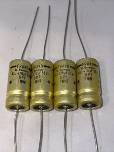 Frako 63 Volt 470uF Elektrolytkondensatoren KEJ 470uF Menge (4) - Bild 1 von 12