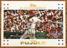 2007 Topps Opening Day #69 Albert Pujols St Louis Cardinals Retired