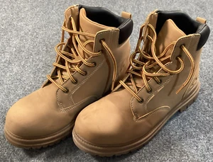 Ozark Trail Boots Mens 9.5 Tan Brown Faux Leather Outdoor M OT TROY II Flexible - Picture 1 of 14