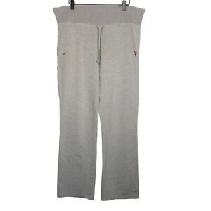 Nike USC Trojans XL Girls Grey Cotton Drawstring Logo Straight Leg Sweatpants