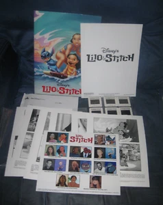 Disney Lilo & Stitch 2002 kit de prensa multimedia original con fotos, diapositivas a color prod - Imagen 1 de 14