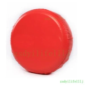 1x For Toyota FJ Cruiser Rear Spare Tire Wheel Dust-proof Cover PU Red Trim - Bild 1 von 2