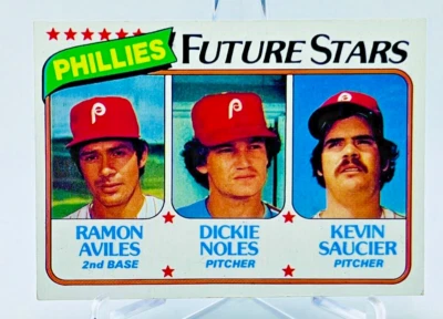 1980 Topps #682 Phillies Future Stars Noles/Aviles/Saucier RC - Image 1 of 2