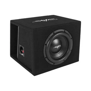 NEW SKAR AUDIO SVR-1X10D2 SINGLE 10" 1600 WATT LOADED PORTED SUBWOOFER ENCLOSURE - Picture 1 of 6