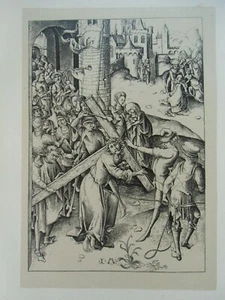 Selten: Israel van Meckenen Die Kreuztragung Kupferstich Lithographie - Bild 1 von 4