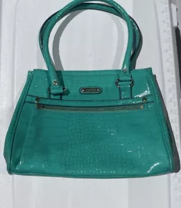 Ann Klein handbag Medium Satchel In Turquoise - Picture 1 of 5