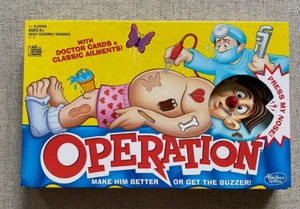 NEW Hasbro Milton Bradley Operation with Doctor Cards & Classic Ailments Game - Picture 1 of 2