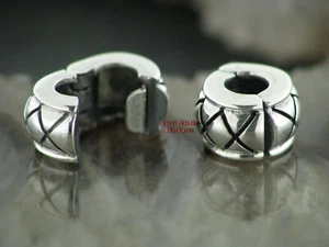 Sterlingsilber 925 Bartschmuck Bartring Bartperle Wikinger Haarperle Celtic - Bild 1 von 1