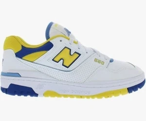 ZAPATO BALONCESTO CLÁSICO NEW BALANCE 550 TALLA 13 D BLANCO AMARILLO AZUL BB550NCG - Imagen 1 de 8