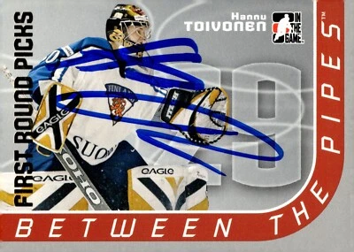 Hannu Toivonen - Signed 2007-08 ITG Between The Pipes First Round Picks #109 - Image 1 of 2