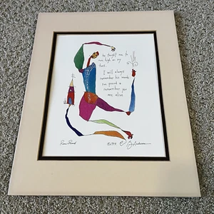 Brian Andreas Story People Passepartoutdruck signiert "Run Proud" Whimsy 11 x 14 - 1995 - Bild 1 von 7