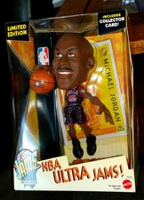 MICHAEL JORDAN 1999-00 NBA Ultra Jams Mattel Figure Limited Ed /25K HOF Bulls