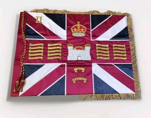 2nd Battlion Irish Guards Regimental Silk Colour - Foto 1 di 9