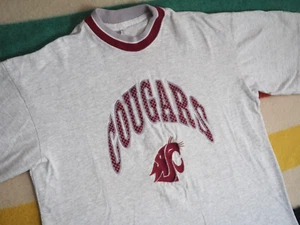 Camiseta De Colección Años 90 Leyendas WSU Washington State Cougars Cosida EE. UU. Gris L - Imagen 1 de 8