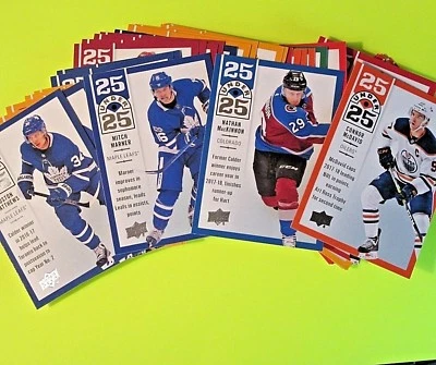 U PICK ... UPPER DECK 25 UNDER 25 ... McDAVID, MARNER etc. ... .99 up    File 5 - Image 1 of 2