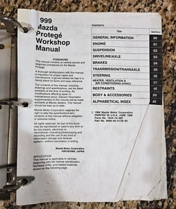 2000 Mazda MPV Service Repair Shop Workshop Manual - Picture 1 of 2