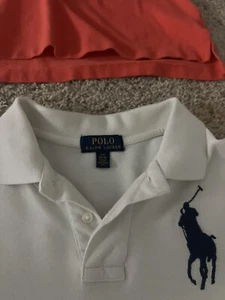 2 Polo Ralph Lauren Shirt Boys Large 14/16 Short Sleeve - Picture 1 of 5