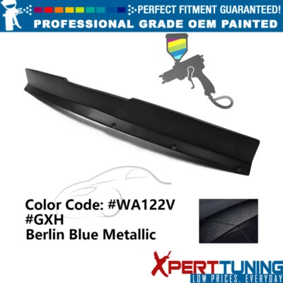 For 10-13 Chevrolet Camaro IKON Style #WA122V Berlin Blue Metallic Trunk Spoiler Foto 1 de 4