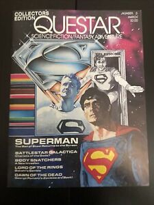 March 1979 Issue #3 Questar Magazine Superman Cover
