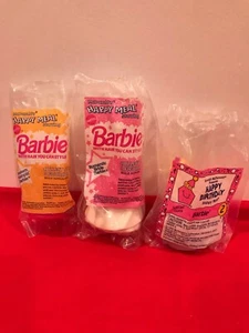 McDonald's Happy Meal Toys - Barbie with Hair to Style (2) & Happy Bday Barbie - Picture 1 of 4
