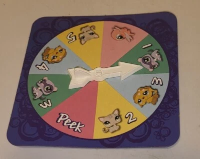 Littlest Pet Shop LPS Hideaway Haven jogo de tabuleiro substituição somente giratório - Imagem 1 de 4