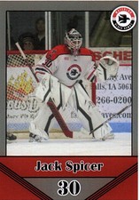 2022-23 Waterloo Black Hawks Hockey Jack Spicer Trading Card Blackhawks USHL