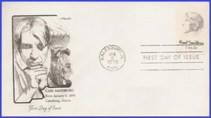 USA4 #1731 U/A ARTMASTER FDC Carl Sandburg - Foto 1 di 1