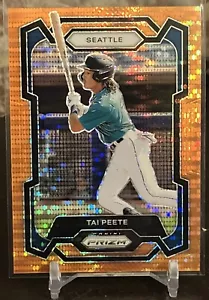 2024 Panini Prizm Tai Peete /399 Orange Pulsar Prizm #220 Seattle Mariners - Picture 1 of 2