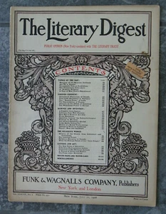July 11 1908 Literary Digest Magazine-NYC Skyscrapers-Michelin & Coca Cola Ads - Picture 1 of 11