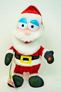 Rare Gemmy CHA CHA SLIDER SANTA Claus Animated Dancing Plush Christmas SIEHE VIDEO - Bild 1 von 11