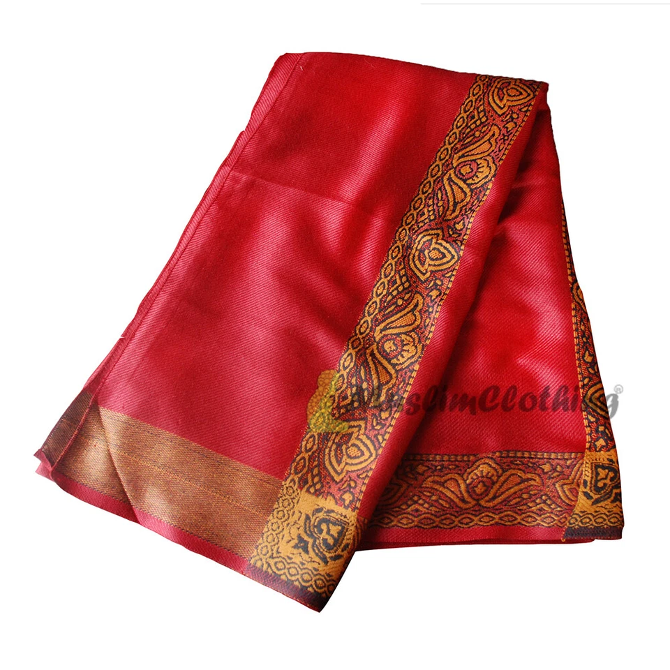 CHAL MUSULMÁN PARA HOMBRE Suave Yemení Habaib VERDE o MARRÓN Bufanda Turbante ELIGE COLOR Foto 1 de 3