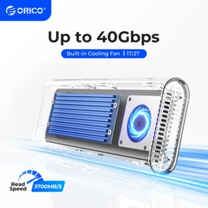ORICO 40Gbps To M.2 NVMe SSD External Enclosure Storage Case Box USB-C Drive - Picture 1 of 10