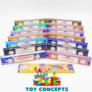 ASSORTED FRESH NAG CHAMPA INCENSE STICKS bulk lot 15 satya scent aroma PACK B - Picture 1 of 1