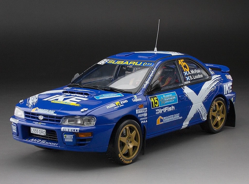 Sunstar 1/18 Subaru 555 #15 Alister Mcrae / Stuart Loudon-Mythical Auto - Immagine 1 di 4