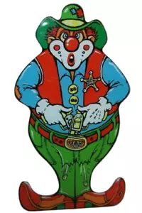 Cyclone Flipperautomat Original 1988 Neu aus altem Lagerbestand Kunststoff Promo Sheriff Clown Williams - Bild 1 von 3