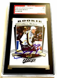 SHEA WEBER SIGNED 2006-07 UPPER DECK MVP ROOKIE CARD #354 SGC AUTHENTICATED - Picture 1 of 1