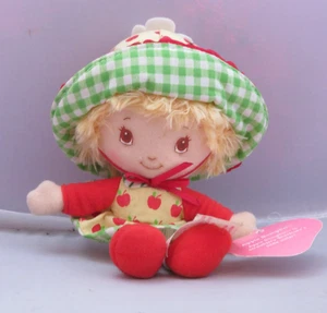 Vintage Strawberry Shortcake Apfelknödel 5 Zoll Ban Dai Plüsch 2003 - Bild 1 von 4