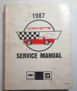 1987 Corvette Service Manual Factory OEM Shop Book ST-364-87 - Bild 1 von 10