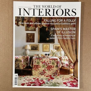 The World of Interiors Magazine JAN 2016 Furnishings Designs & Decorating - Picture 1 of 9