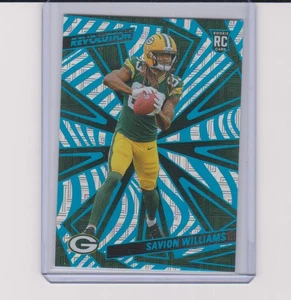 Panani Revolution Savion Williams 2025 Blue Levels novato Green Bay Packers - Imagen 1 de 2