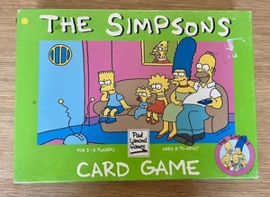 THE SIMPSONS Vintage 1991 Card Game Family Retro 1991 1990s COMPLETE VGC. - Picture 1 of 5
