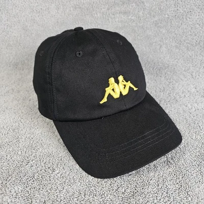 Кепка футбольная KAPPA черная желтая бейсбольная кепка регулируемая OSFM 59 см - Изображение 1 из 4