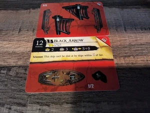 WIZKIDS PIRATES CSG: RISE OF THE FIENDS- 040 BLACK ARROW- SCHOONER, UNPUNCHED. - Picture 1 of 2