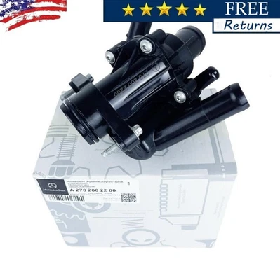 NEW Coolant Thermostat For Mercedes-Benz A220 A45 AMG W176 M270 M133 1.6 2.0 Foto 1 de 4