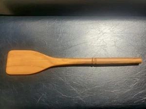 Pampered Chef Teak Wooden Spatula pre-owned condition - Picture 1 of 4